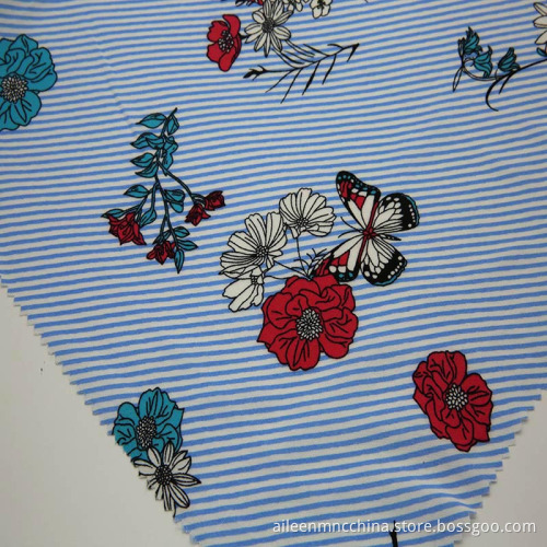 2020 new print rayon spun viscose 30/68